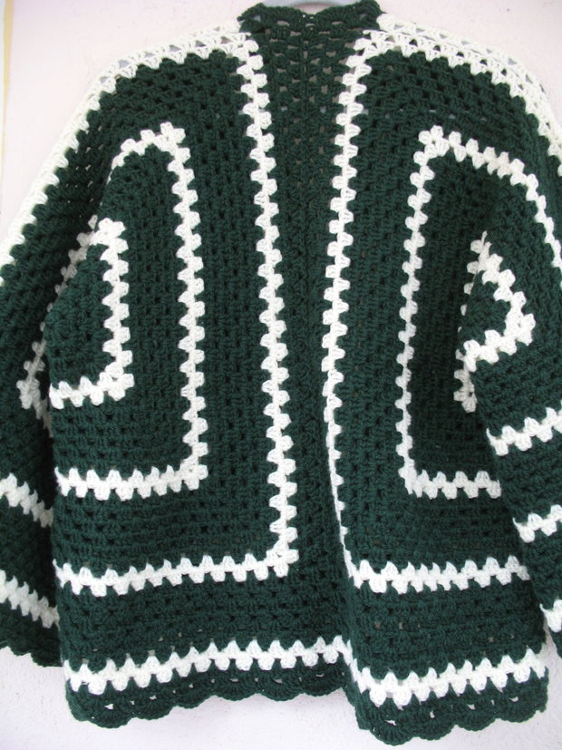 Cardigan crosetat