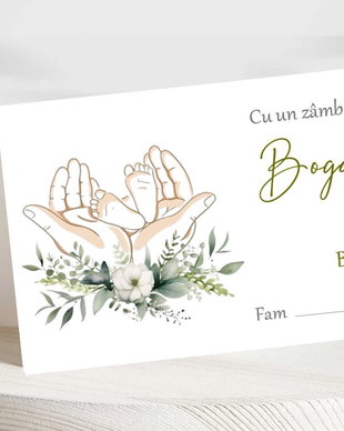 Plicuri bani botez piciorușe bebe