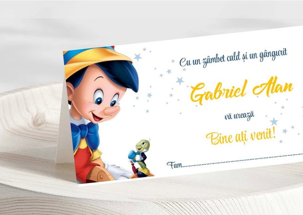 Plicuri bani botez Pinochio