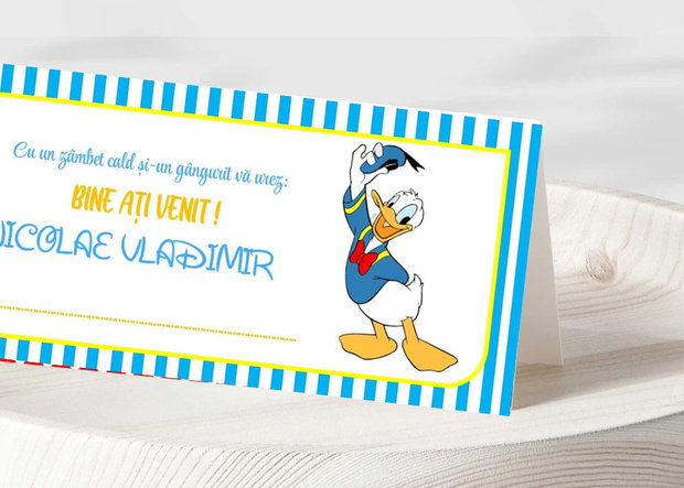 Plicuri bani botez Donald Duck