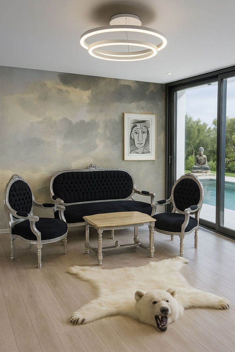 Set mobilier baroc pentru living