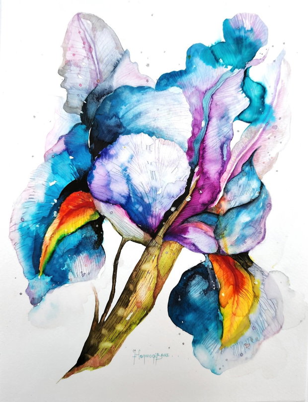 Tablou Purity of Light - Iris Collection