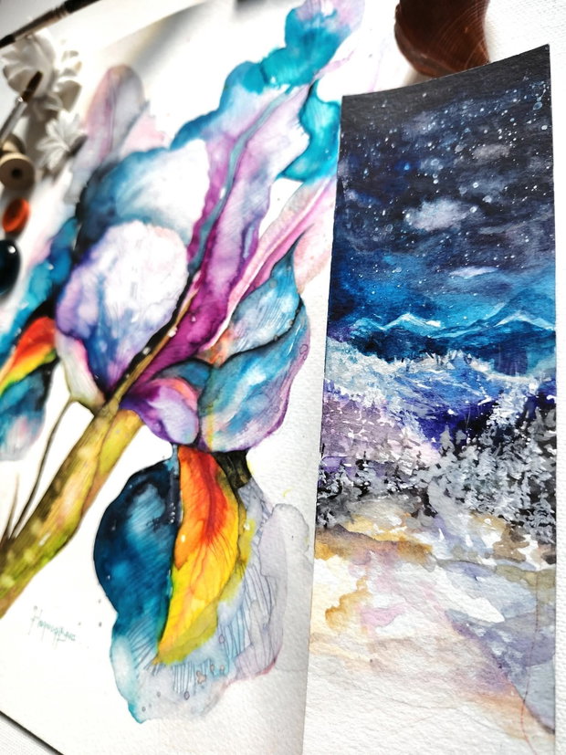 Tablou Purity of Light - Iris Collection
