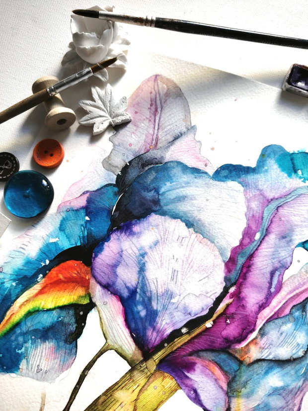 Tablou Purity of Light - Iris Collection