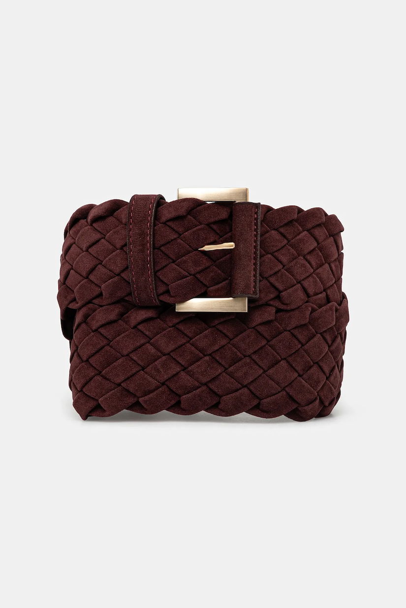Answear.LAB curea culoarea bordo