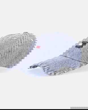 Tommy Jeans șapcă de baseball din denim culoarea violet, AW0AW17643