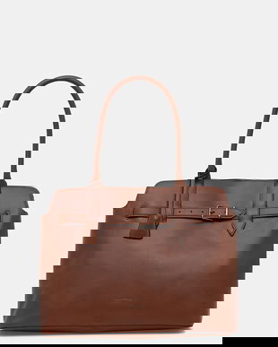 Marc O'Polo poșetă de piele culoarea negru, 50818770301104