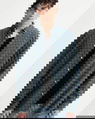 Levi's cămașă din bumbac culoarea verde, cu guler button-down, relaxed, A7210