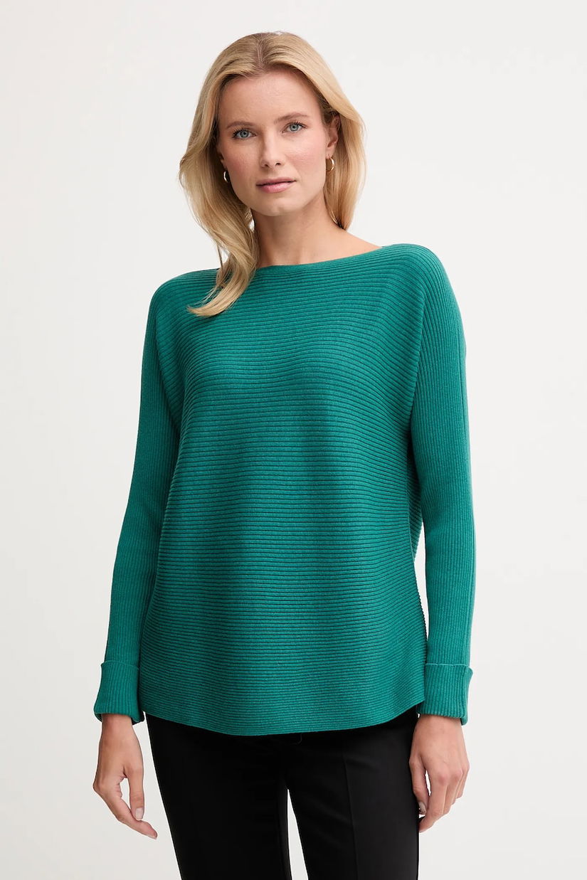United Colors of Benetton pulover din amestec de lână culoarea verde, 1Y6SD10CH