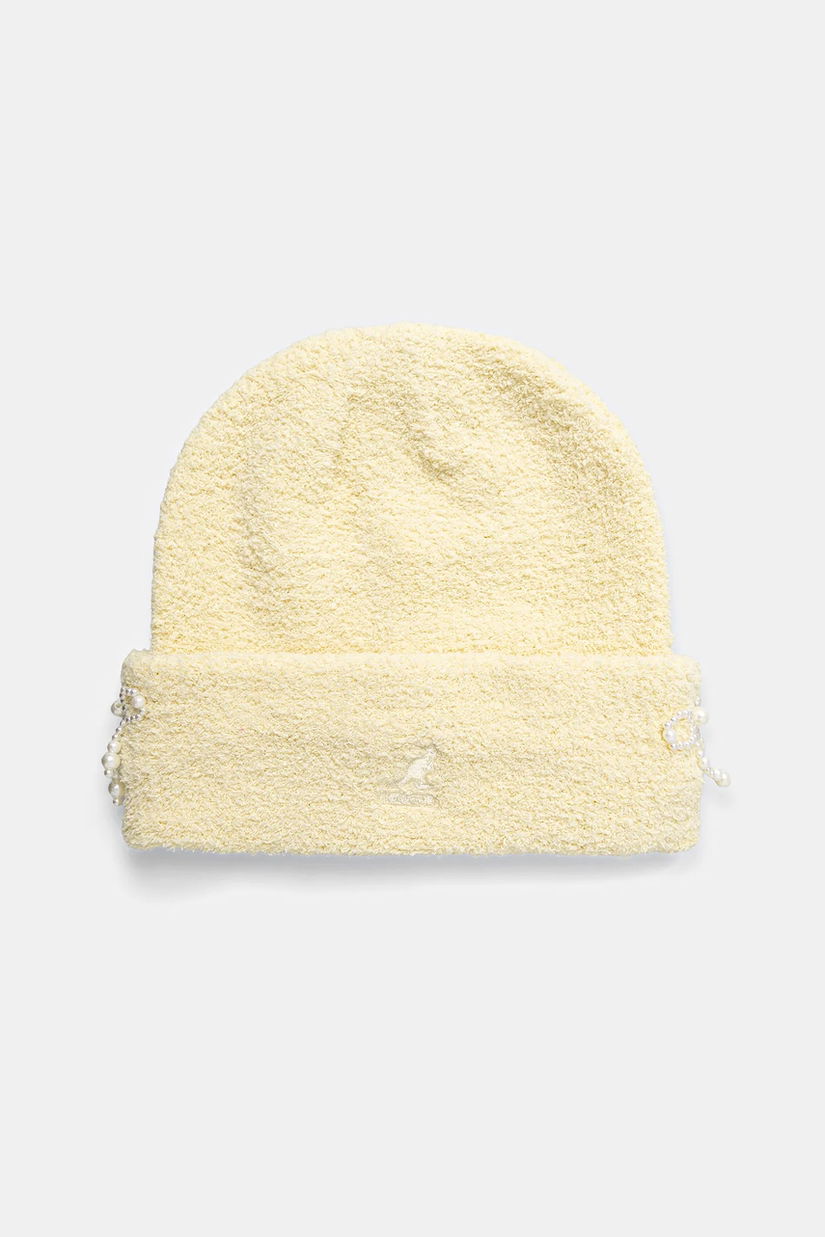 Kangol căciulă PEARL BEANIE culoarea galben, K3794.BC726