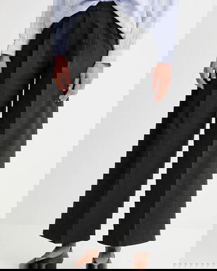 Sessun pantaloni culoarea gri, lat, medium waist, 25107014