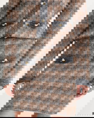 Joop! fustă cu lână culoarea maro, midi, creion, 30048472