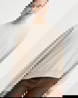 Levi's hanorac de bumbac culoarea bej, neted, A8789