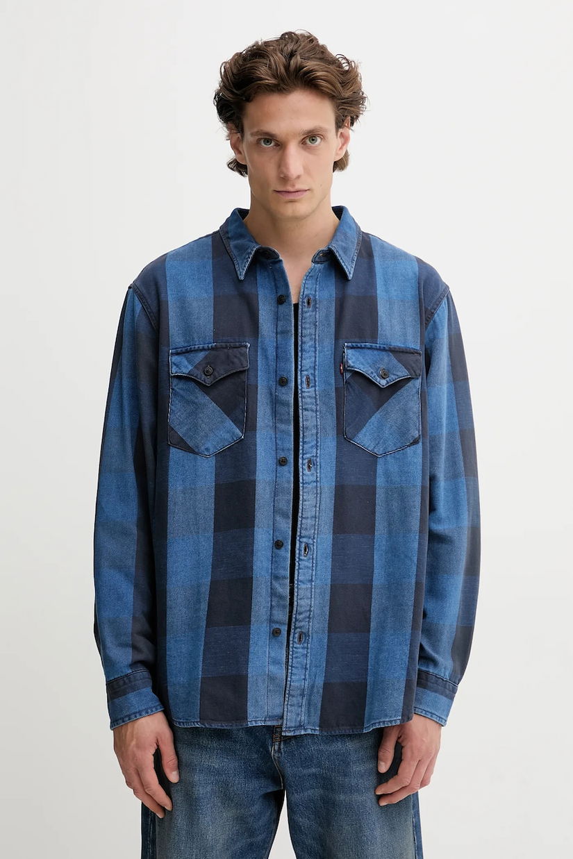 Levi's cămașă din bumbac cu guler clasic, relaxed, A1919