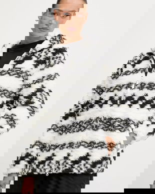 Columbia hanorac fleece Rare Escape culoarea negru, cu glugă, cu imprimeu, 2135371