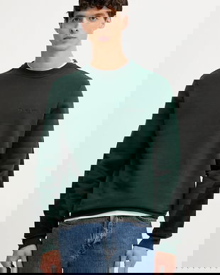 PS Paul Smith hanorac de bumbac culoarea verde, uni, M2R-684Z-T22193