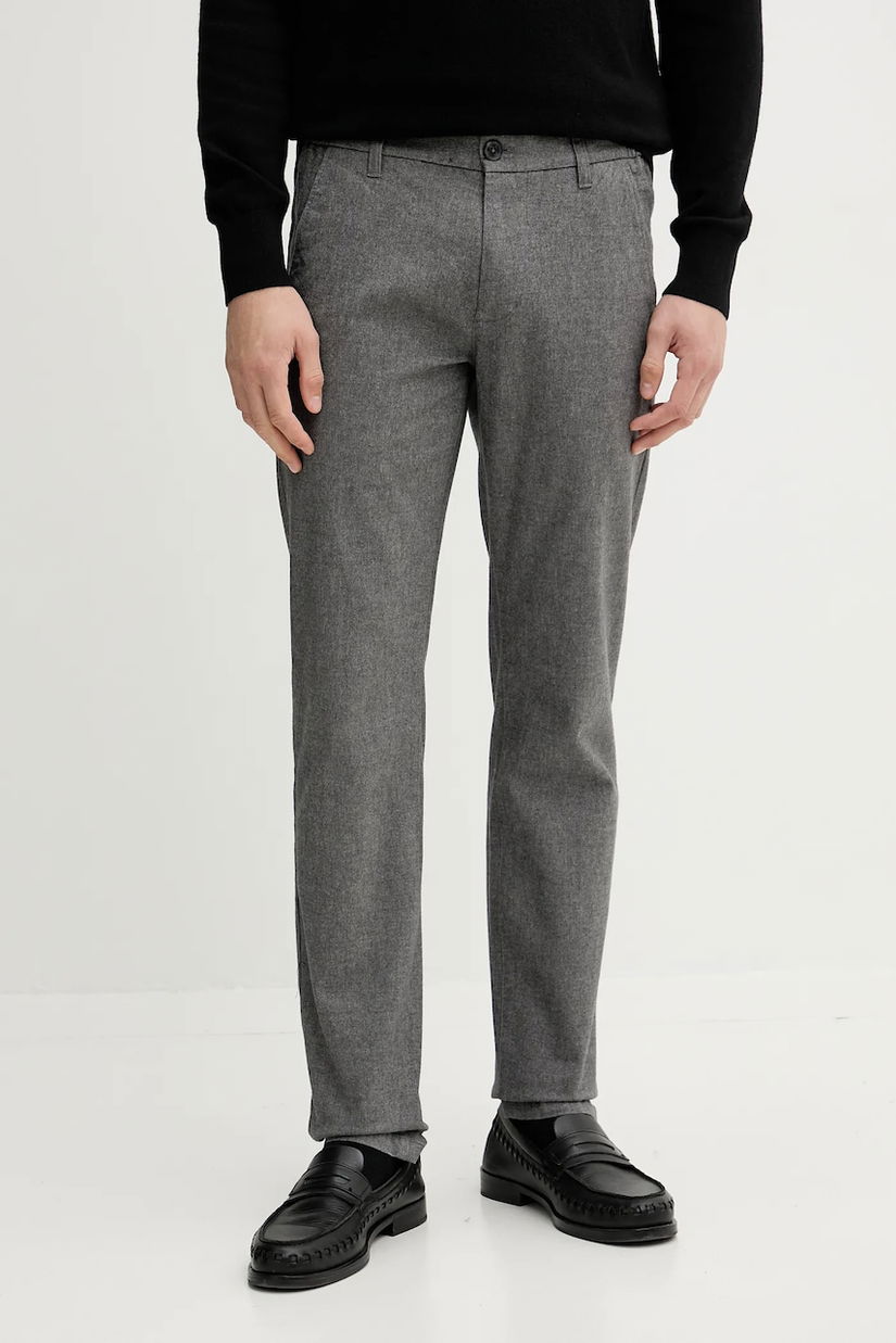 Marc O'Polo pantaloni de trening cămașă gri dreaptă pentru bărbați M29020410220
