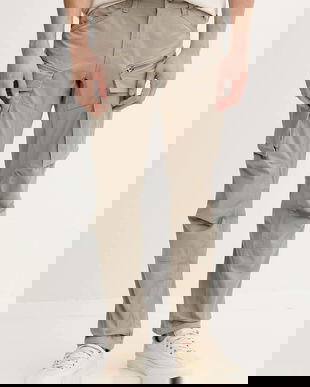 G-Star pantaloni pantaloni cargo bej pentru bărbați D02190.5126