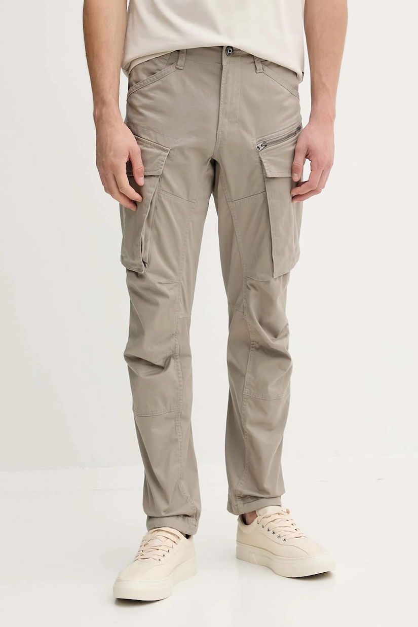 G-Star pantaloni pantaloni cargo bej pentru bărbați D02190.5126