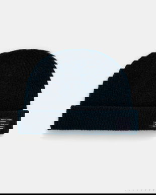 Pepe Jeans căciulă din amestec de lână culoarea bleumarin, PM0400012