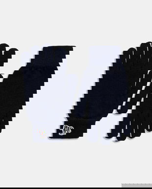 Paul Smith mănuși de lână culoarea bleumarin, M1A-410MK-TZEBRA