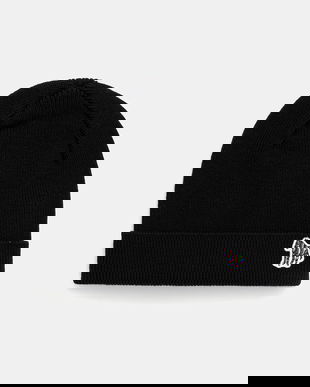 Paul Smith căciulă de lână culoarea negru, M1A-383MK-TZEBRA