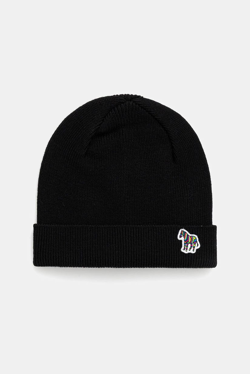 Paul Smith căciulă de lână culoarea negru, M1A-383MK-TZEBRA