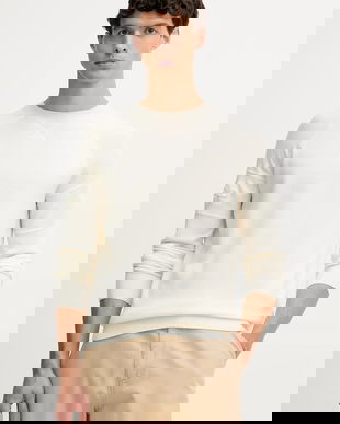 Karl Lagerfeld pulover de lână culoarea bej, light, 554399.655012