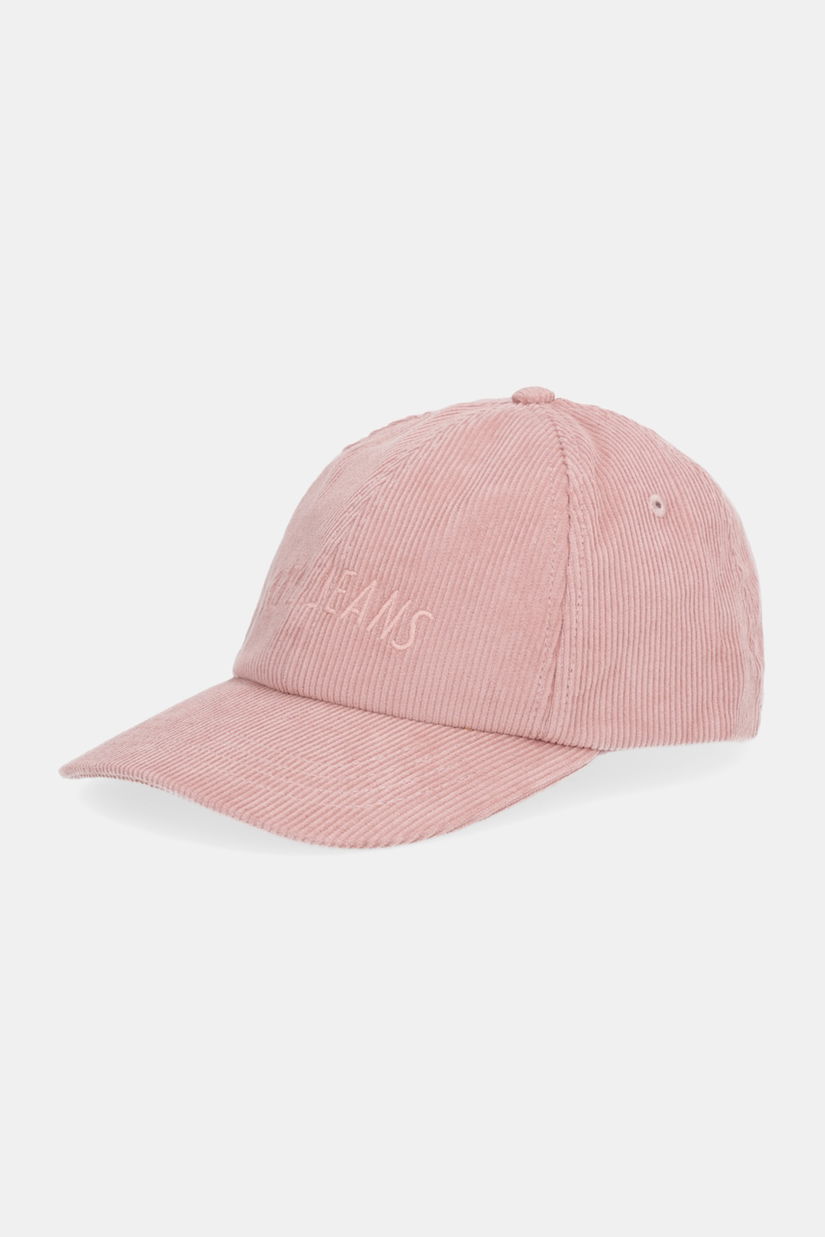 Pepe Jeans șapcă de baseball din catifea culoarea roz, PL0400005