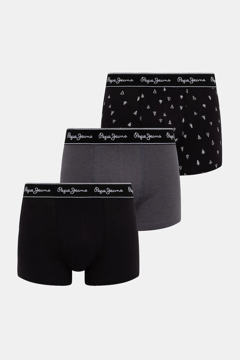 Pepe Jeans boxeri 3-pack culoarea negru, PMU11192