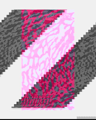 Dynafit fular impletit culoarea roz, cu imprimeu, 08.0000072070