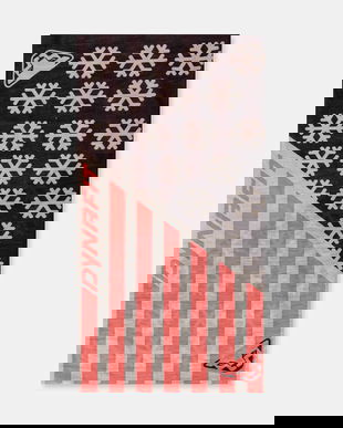 Dynafit fular impletit culoarea bej, cu imprimeu, 08.0000072070