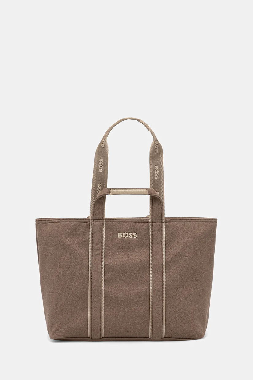 BOSS poșetă culoarea verde, 50552483