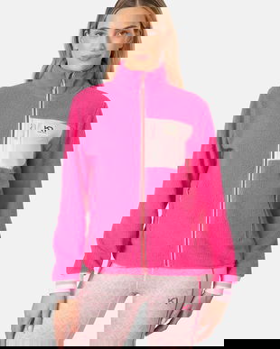 Kari Traa hanorac fleece ROTHE culoarea roz, uni, 623487