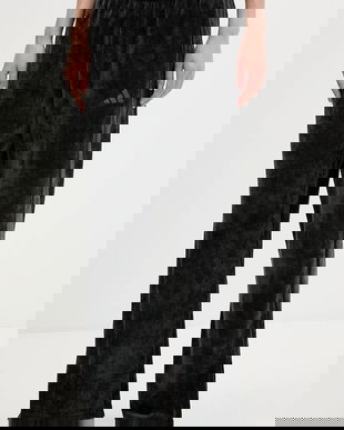 adidas pantaloni de trening din velur Tiro culoarea negru, cu imprimeu, JM1805