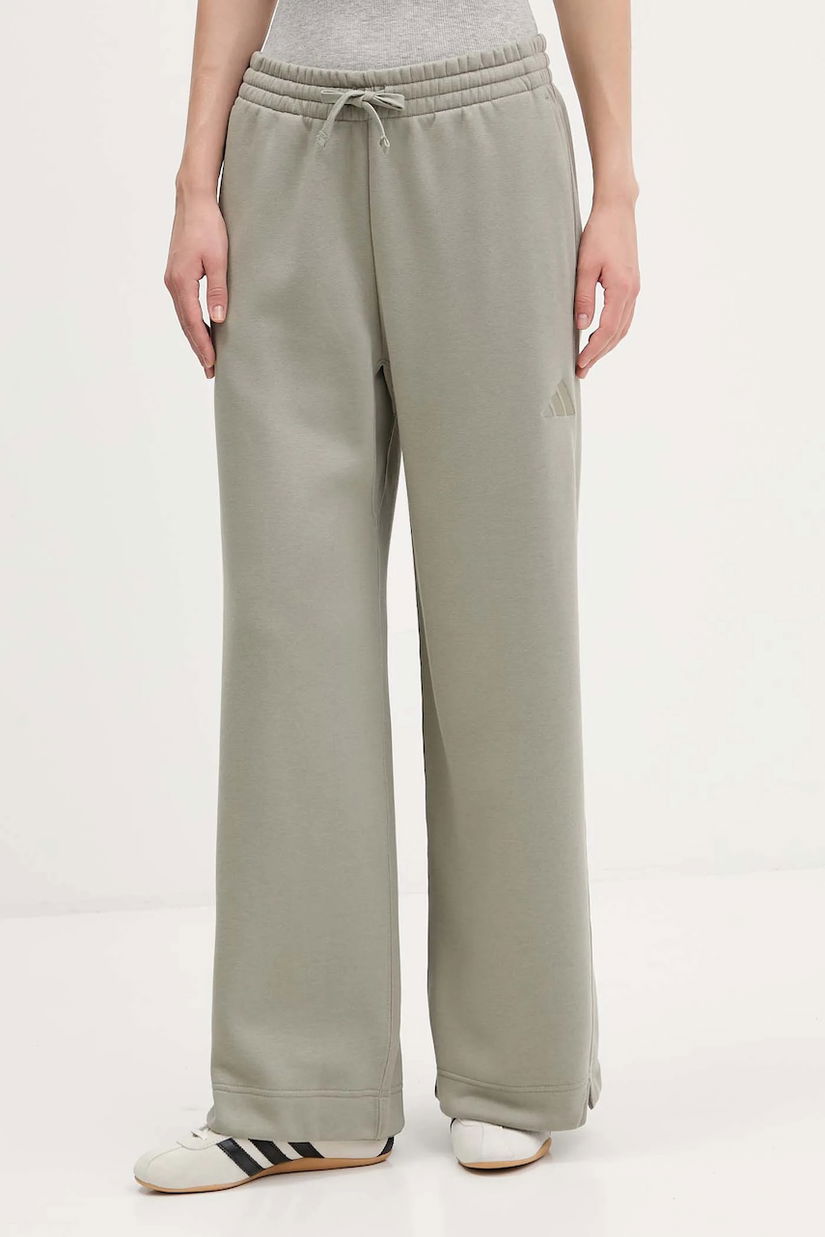 adidas pantaloni de trening All Szn culoarea verde, uni, JY5014