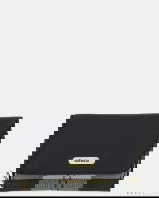 Barbour portofel culoarea negru, LLG0036