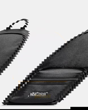 Just Cavalli rucsac culoarea negru, mare, uni, 79QA4B30 ZSB85