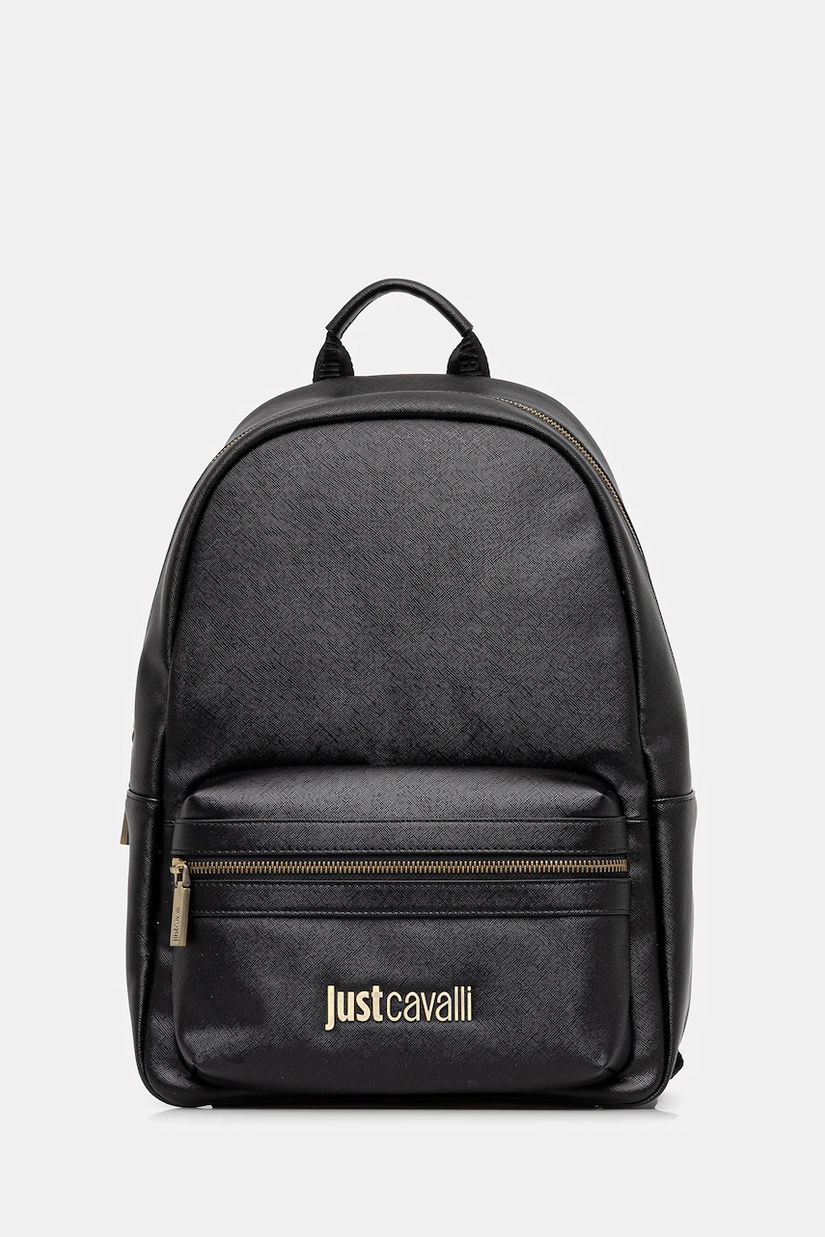 Just Cavalli rucsac culoarea negru, mare, uni, 79QA4B30 ZSB85
