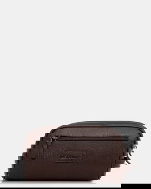 Barbour pungă cosmetice culoarea maro, MAC0452