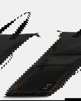 Barbour rucsac Field Wax culoarea verde, mare, uni, UBA0714