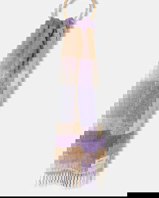 Sessun eșarfă cu lână culoarea violet, 25115009