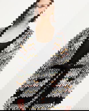 Missoni cardigan din amestec de lână culoarea maro, light, DS25WM0O.BK01CQ