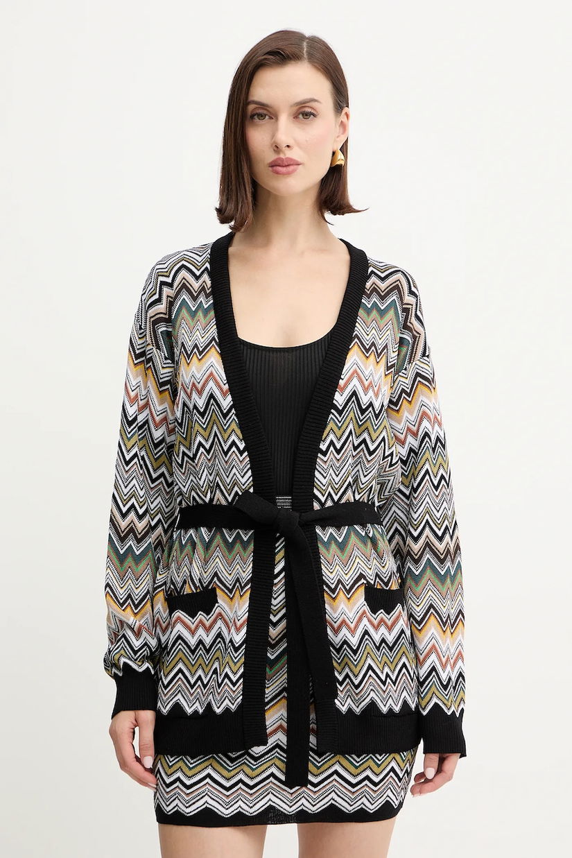 Missoni cardigan din amestec de lână culoarea maro, light, DS25WM0O.BK01CQ