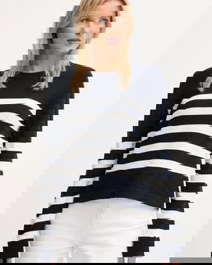 Barbour pulover DEMI culoarea bleumarin, light, LKN1669