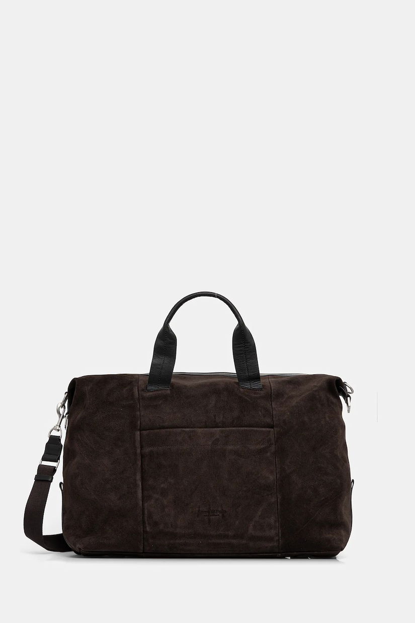 Marc O'Polo geantă de piele culoarea maro, 50921853601305