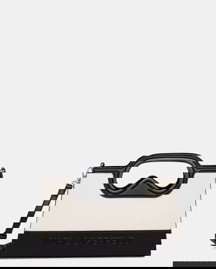 Karl Lagerfeld poșetă culoarea alb, A4W30283