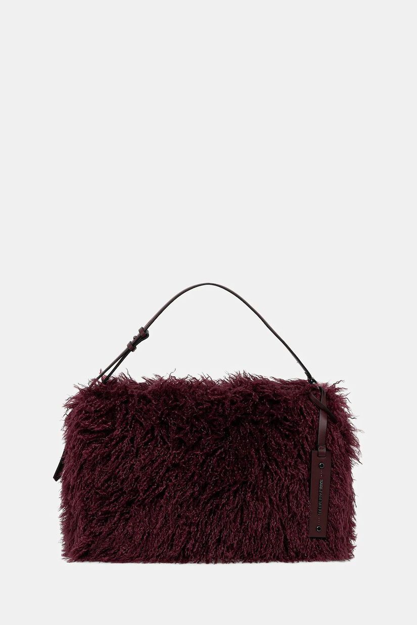 Karl Lagerfeld poșetă culoarea bordo, A4W30077