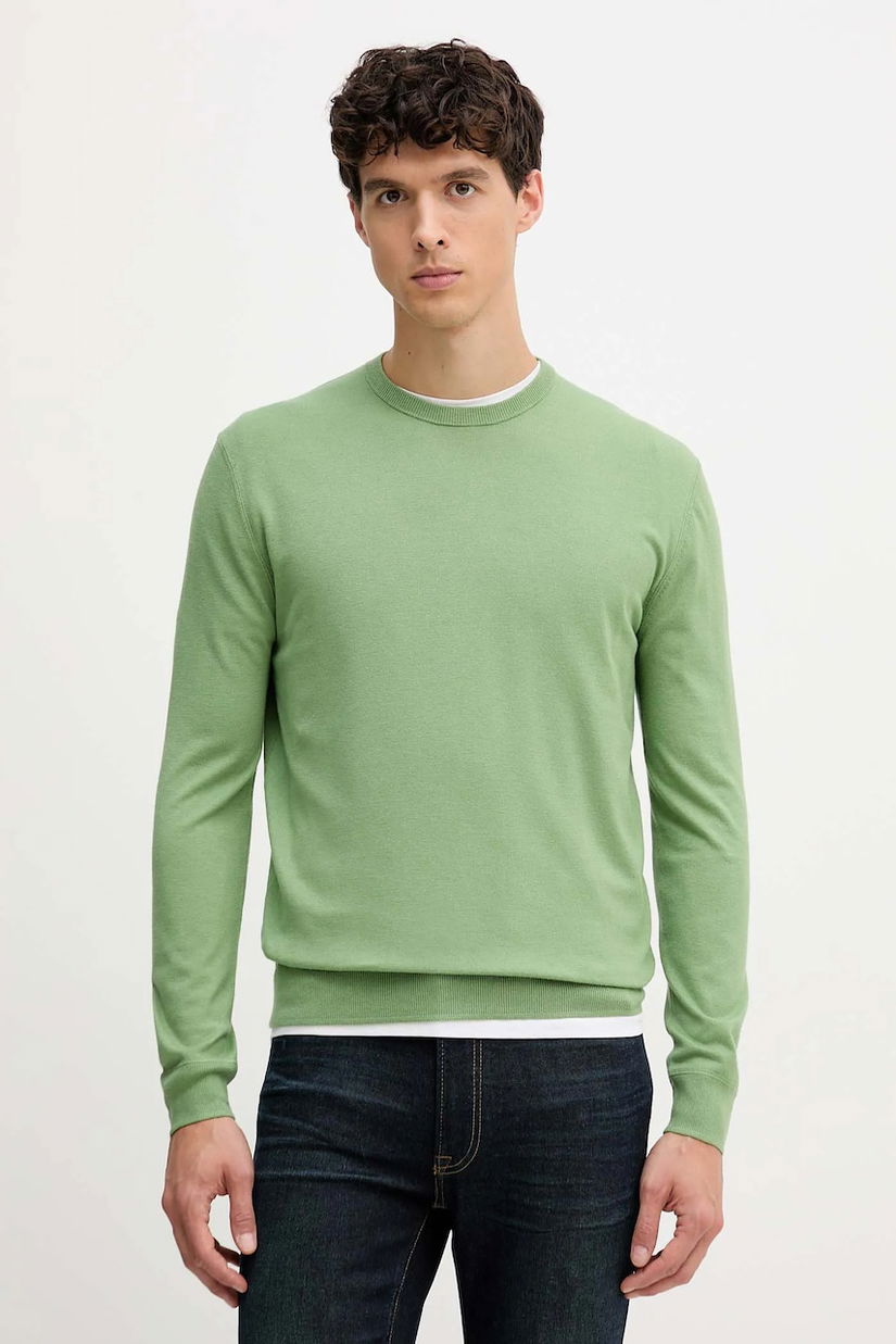 United Colors of Benetton pulover culoarea verde, light, 110XU10A5