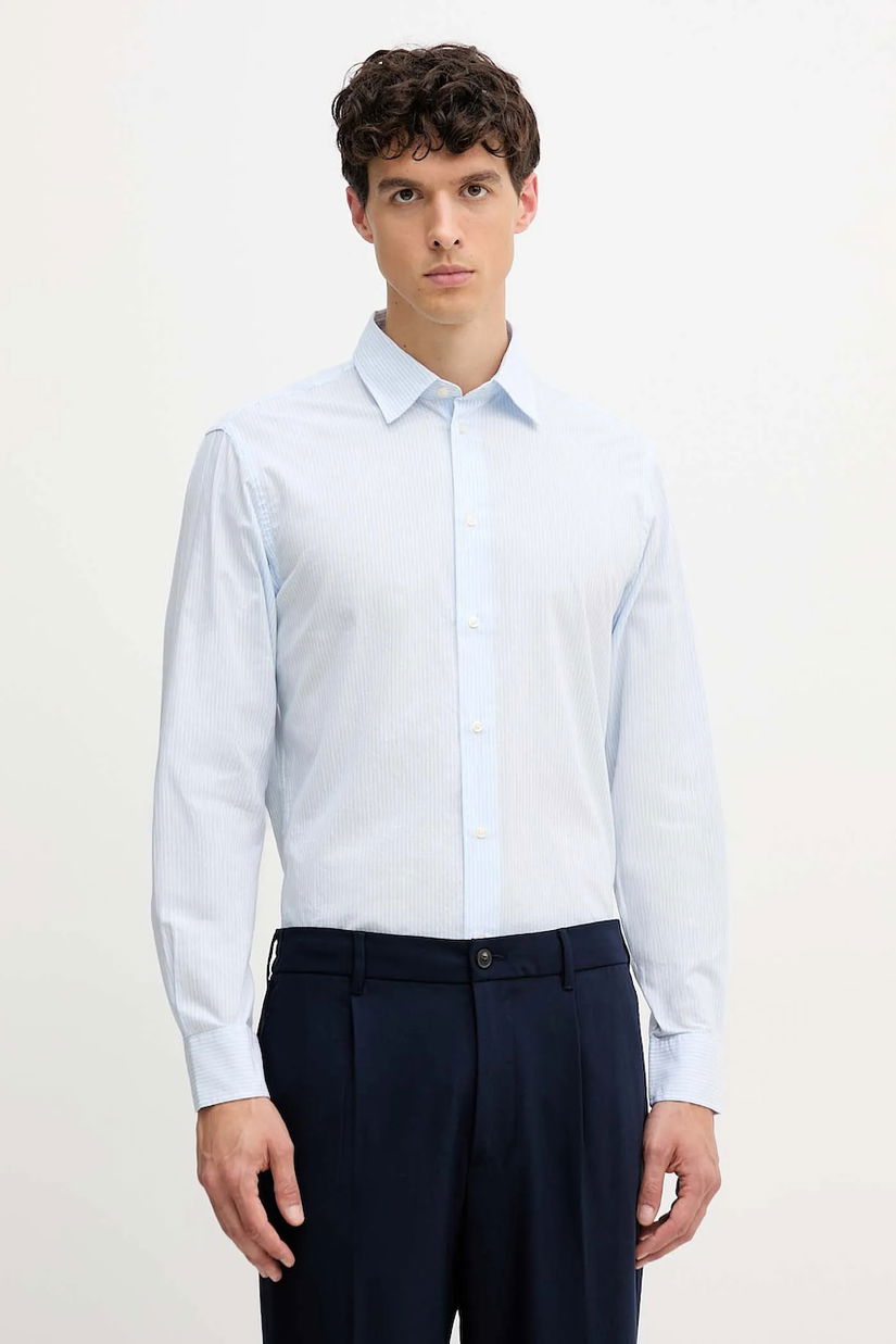United Colors of Benetton cămașă din bumbac cu guler clasic, regular, 52MCUQ04A